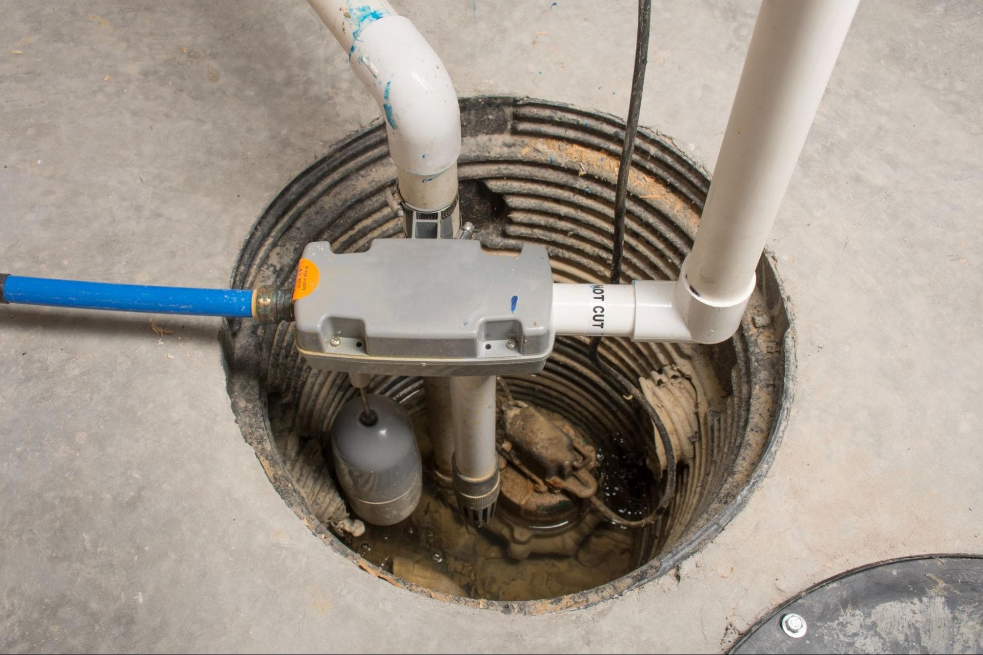 photo of a sump pump